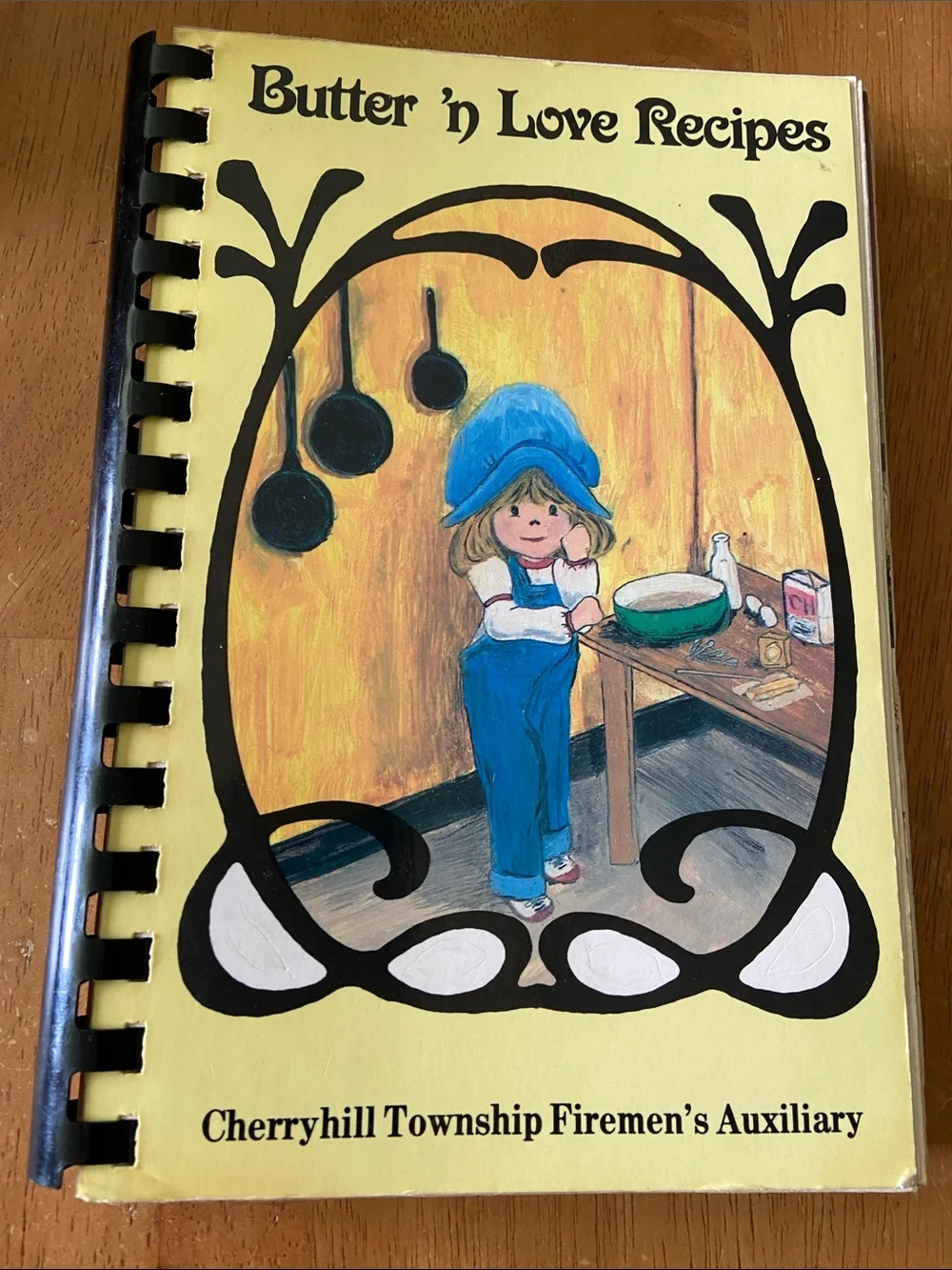 Vintage Butter 'n Love spiral Cookbook Penn Run Pennsylvania PA ethnic gobs pie